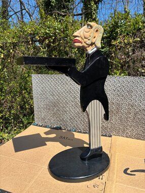 Vintage Bombay Company James The Butler 33" Serving Tray Side Table Vanity Stand